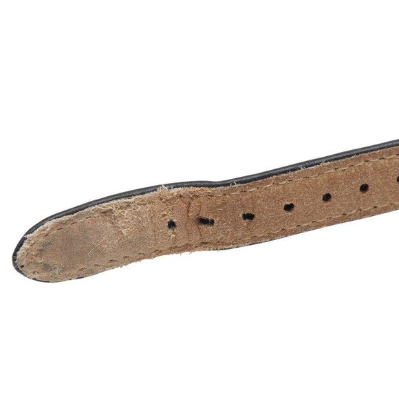 Fendi 210L Silver Black Stainless Steel Leather Women's Fendi - Picture 8 of 9